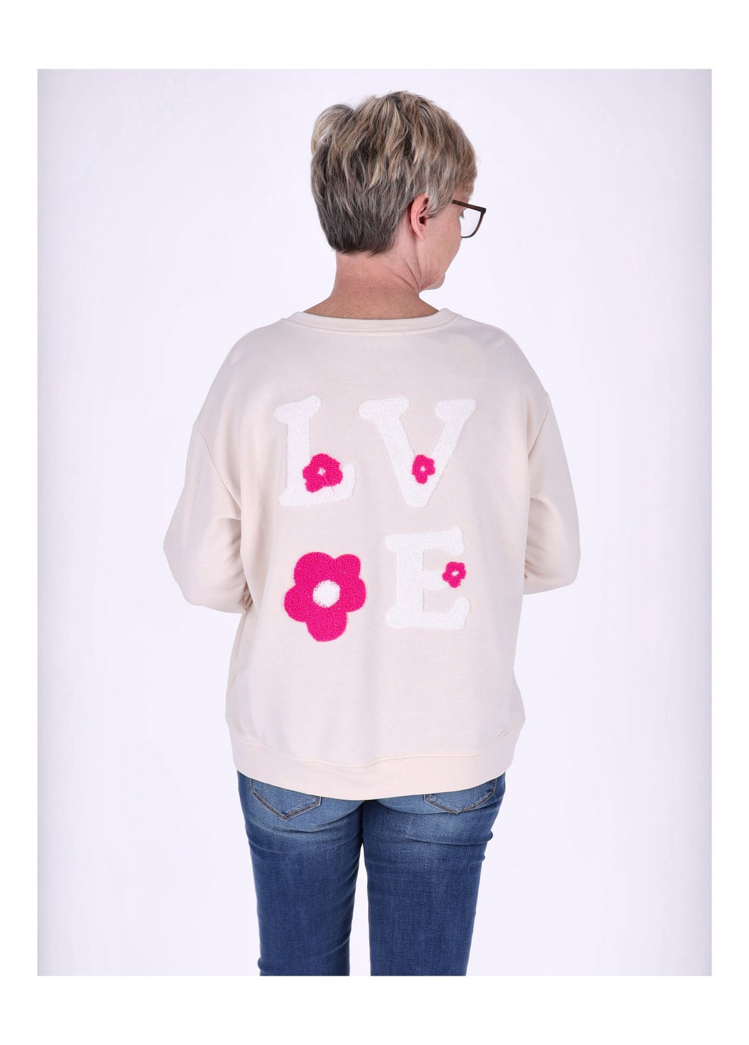 Splash of Color Damen Sweatshirt LOVE
