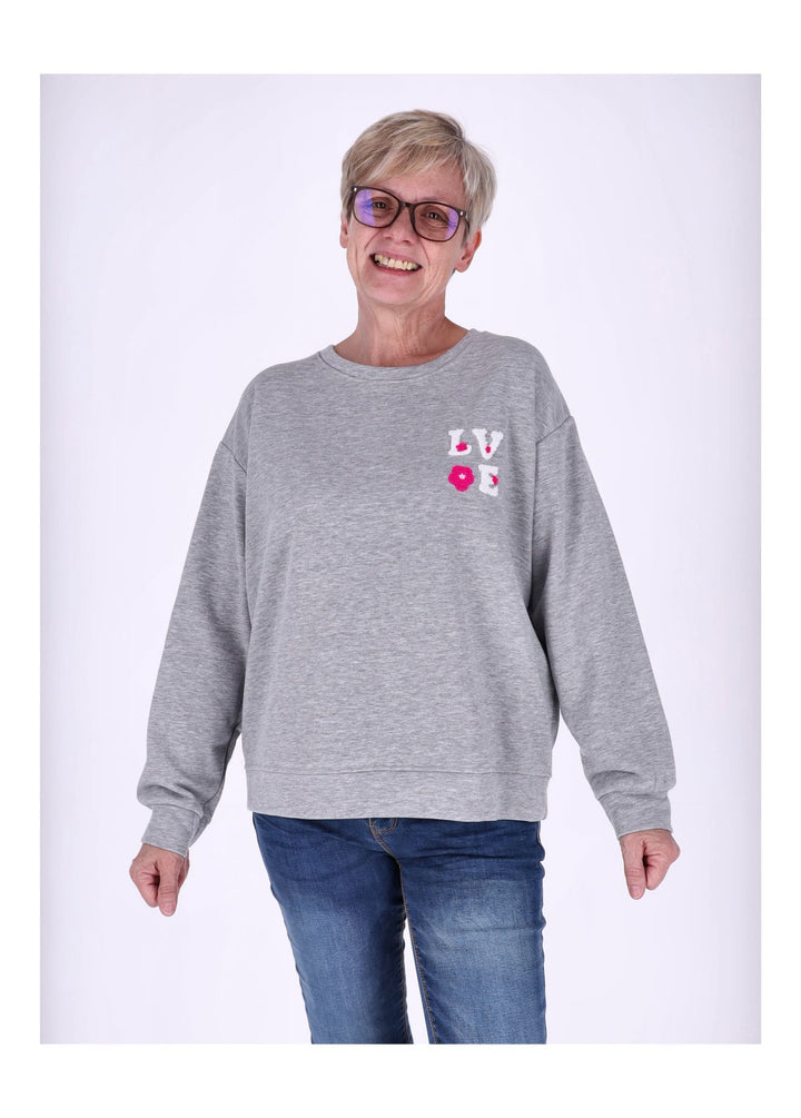 Splash of Color Damen Sweatshirt LOVE