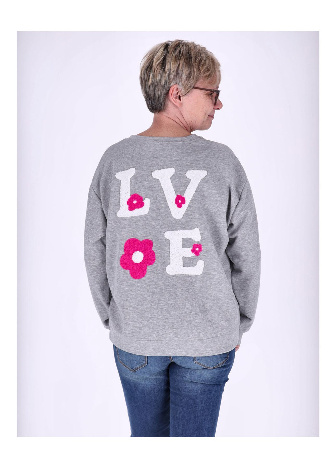 Splash of Color Damen Sweatshirt LOVE
