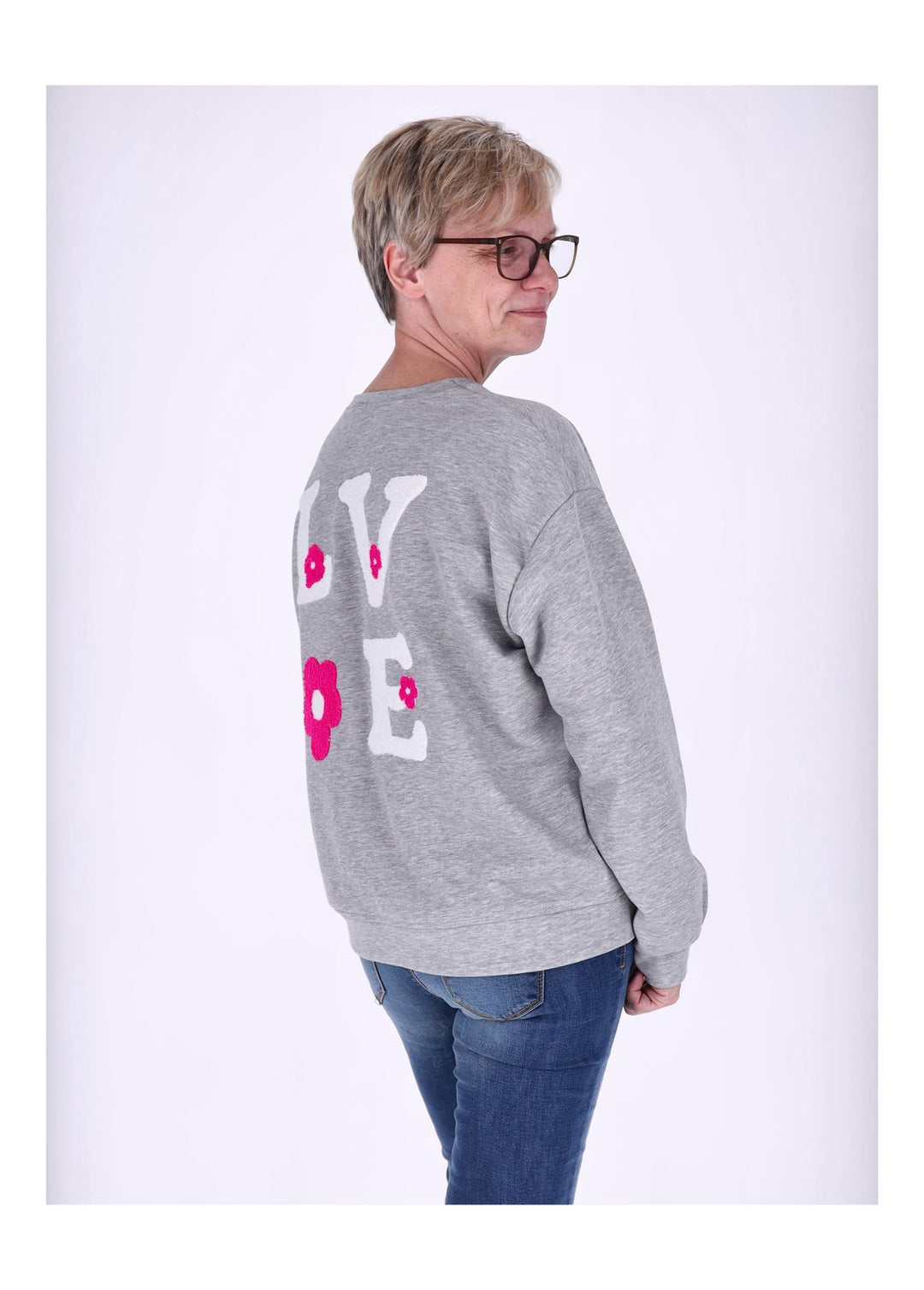 Splash of Color Damen Sweatshirt LOVE