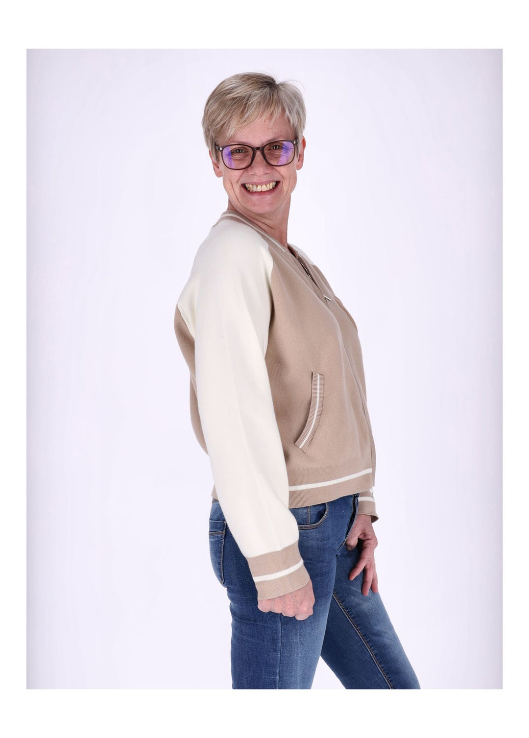 Strickjacke College Damen