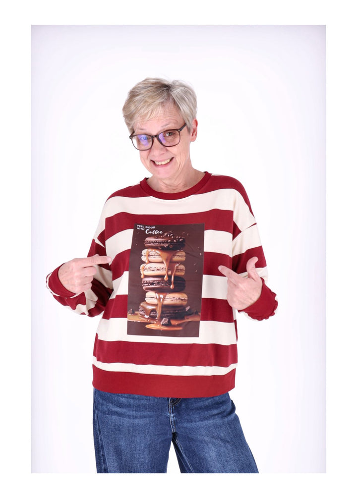 Sweatshirt Damen Ringel