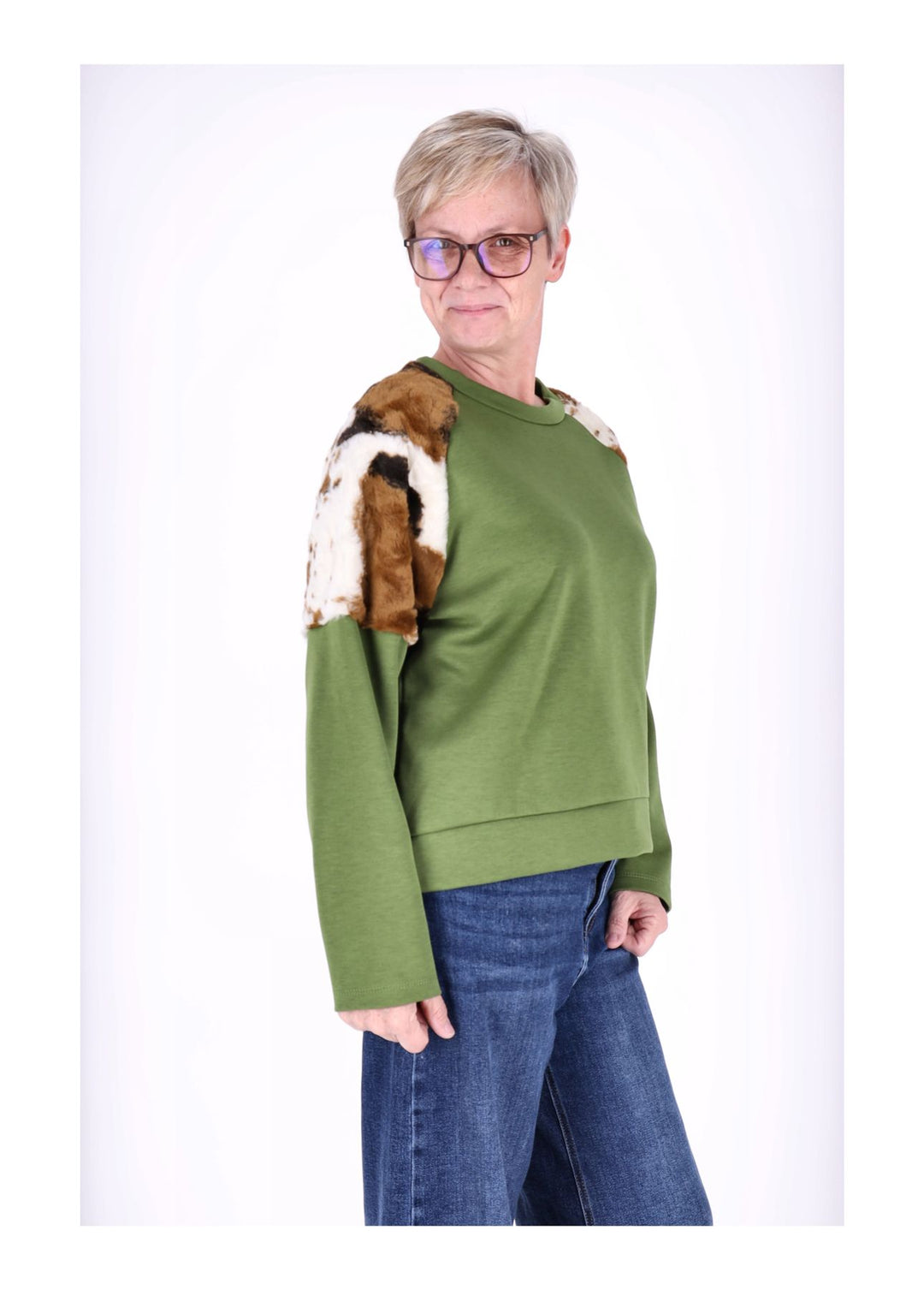 Sweat Kuhfelleinsatz