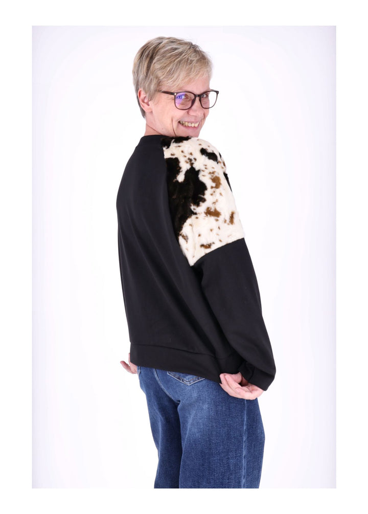 Sweat Kuhfelleinsatz