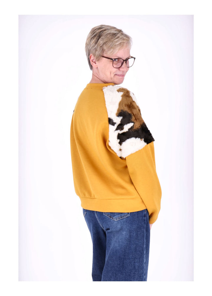 Sweat Kuhfelleinsatz