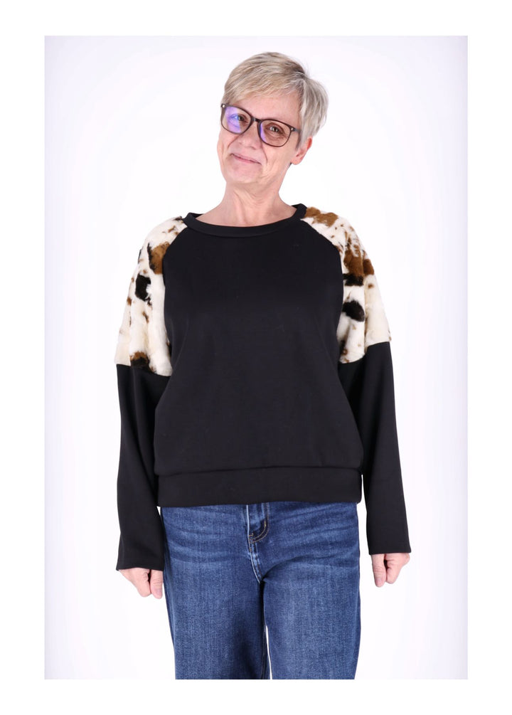 Sweat Kuhfelleinsatz