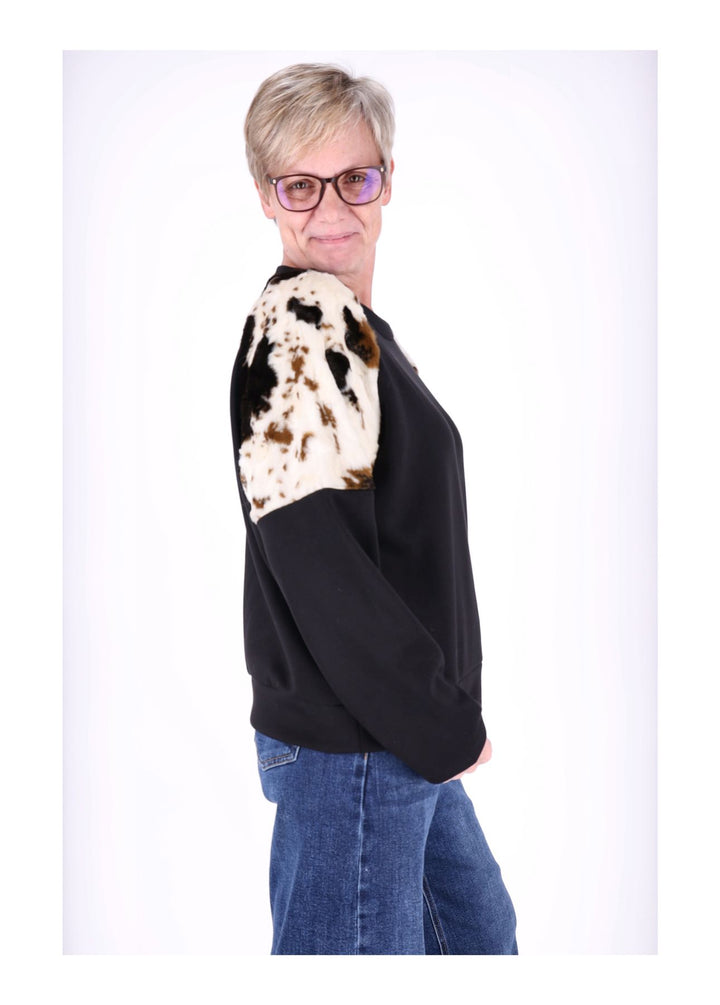 Sweat Kuhfelleinsatz