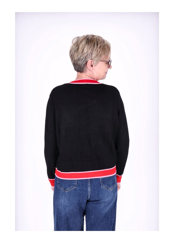 Strickjacke Damen College