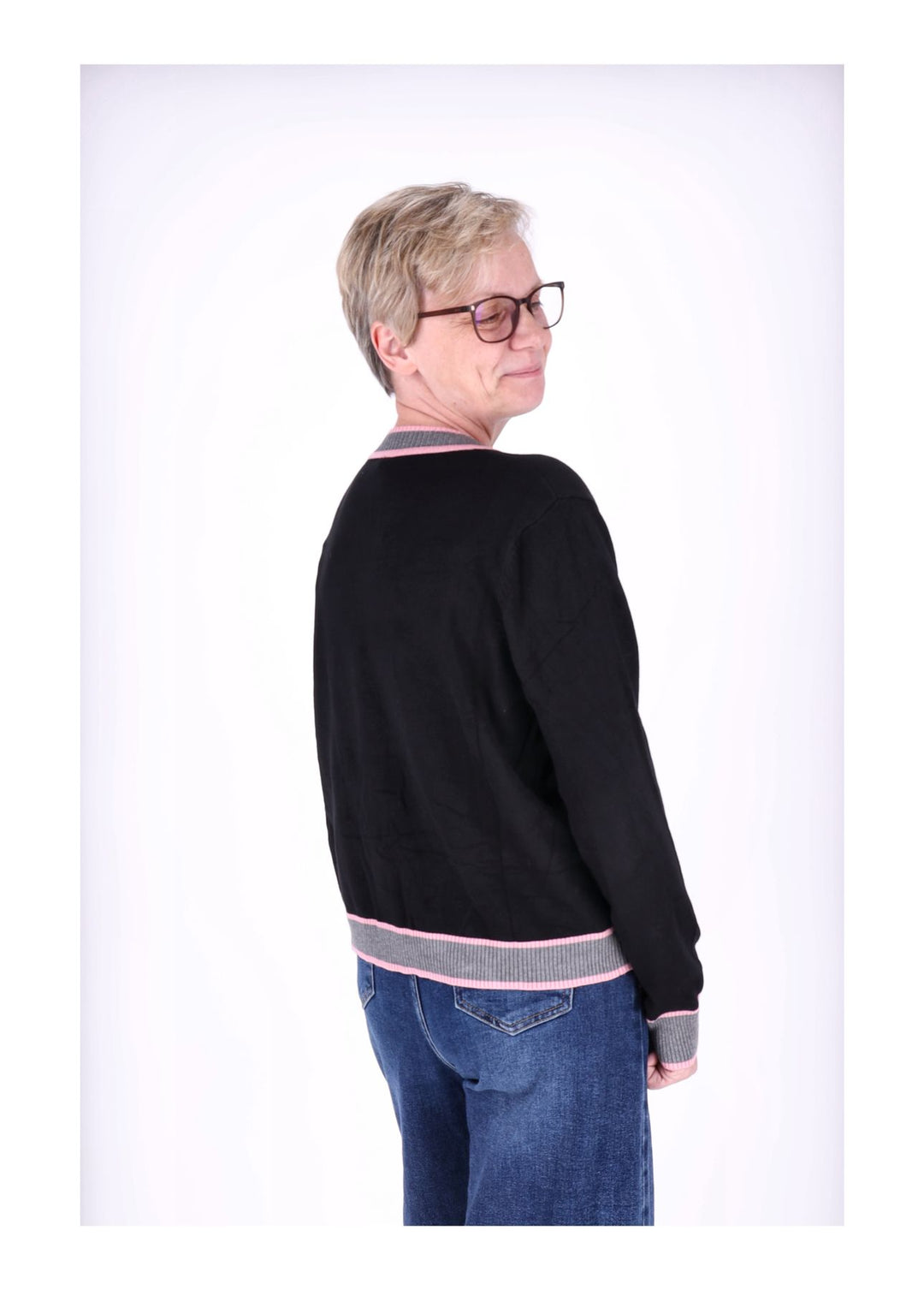 Strickjacke Damen College