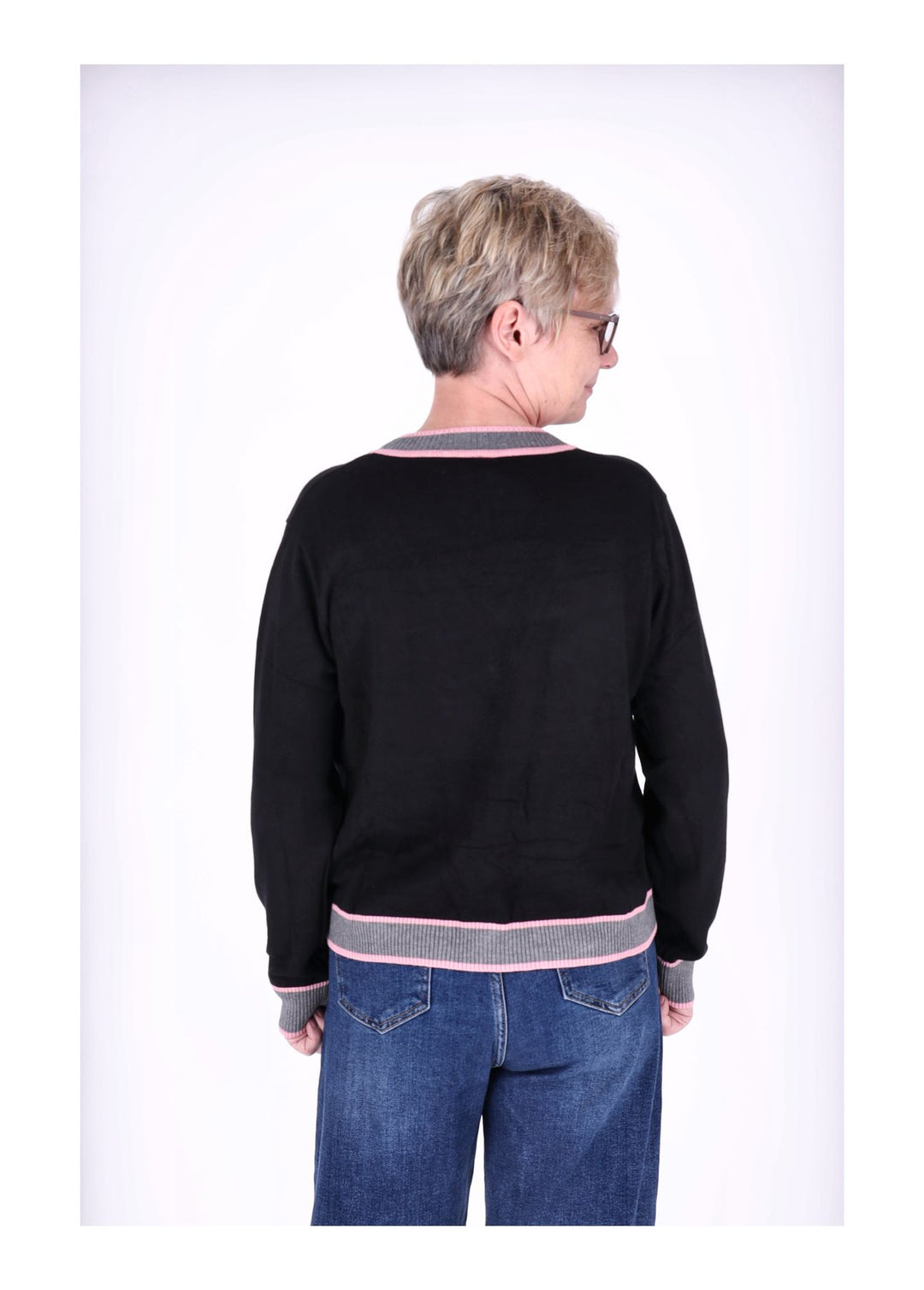 Strickjacke Damen College