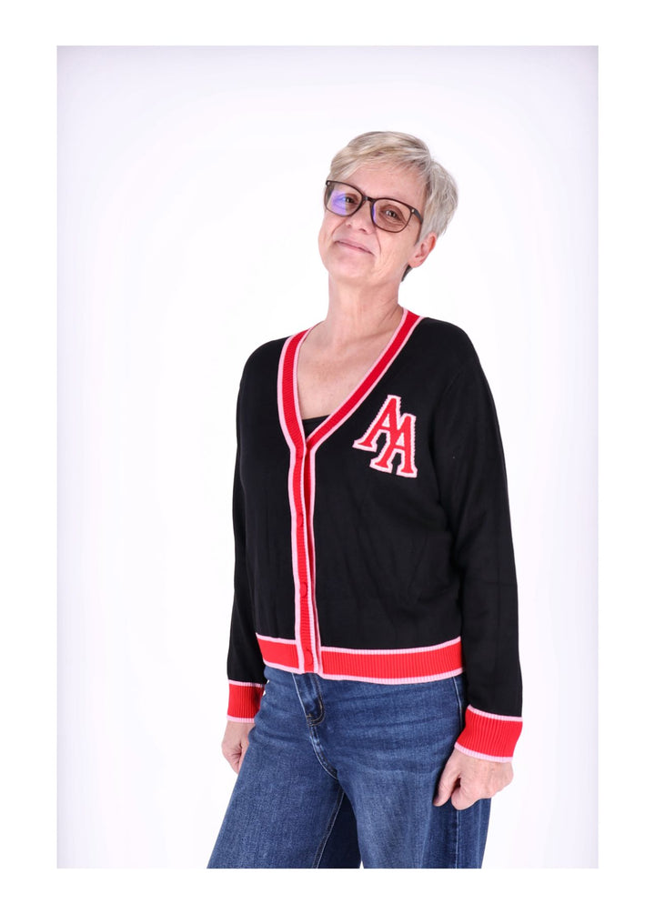 Strickjacke Damen College