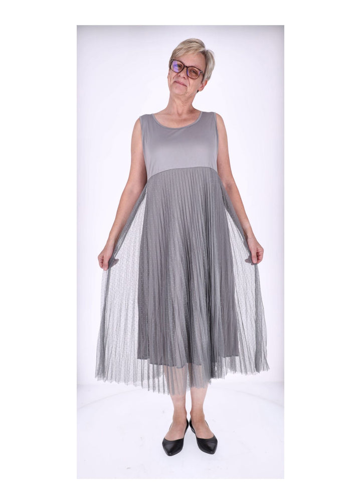 Kleid mit Rollkragen Pullover