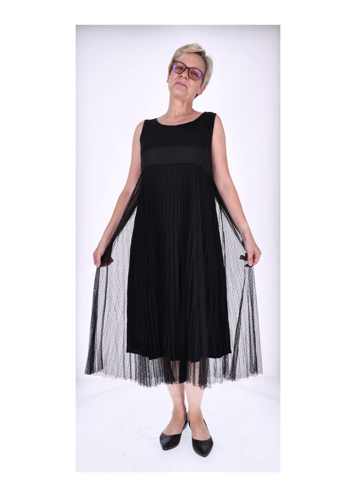 Kleid mit Rollkragen Pullover