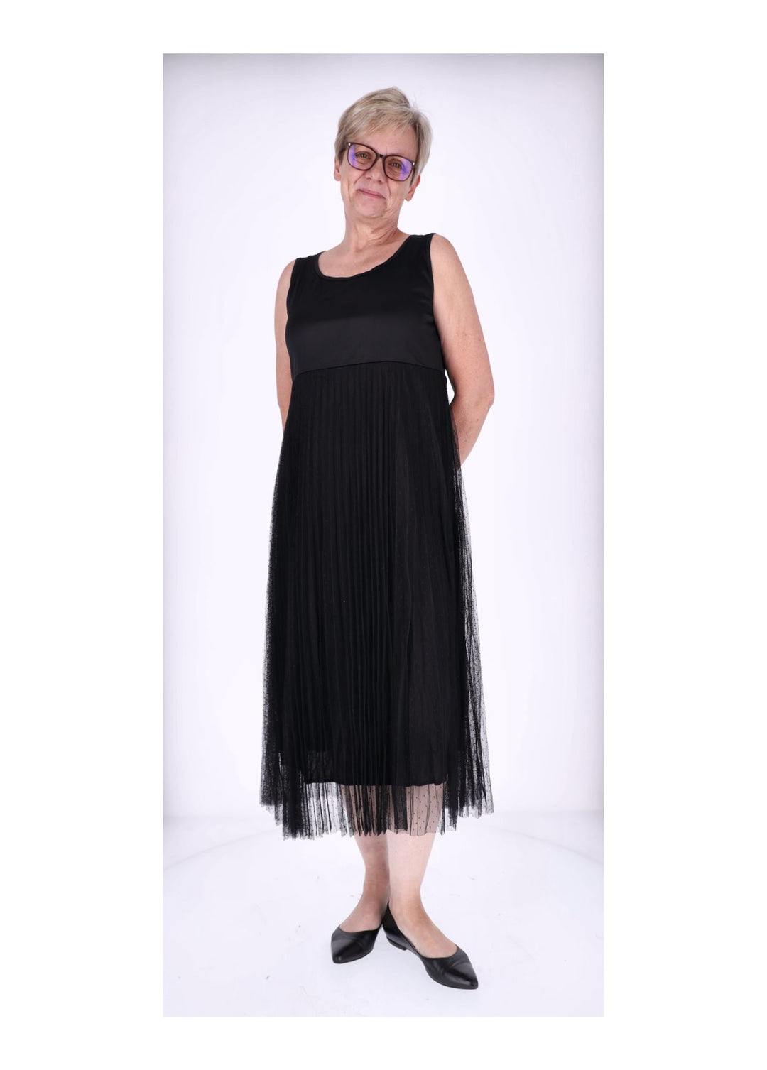 Kleid mit Strickpullover