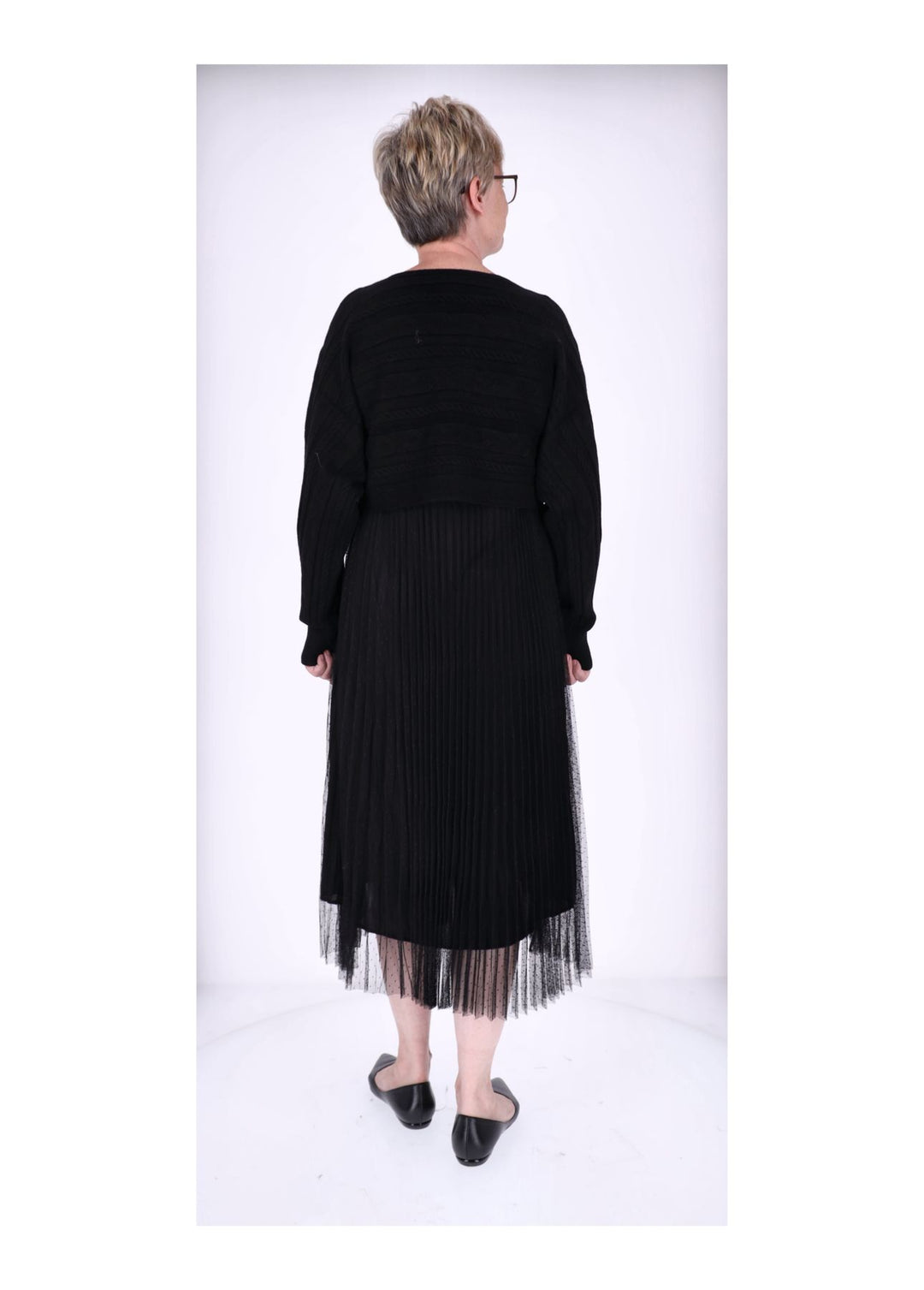 Kleid mit Strickpullover