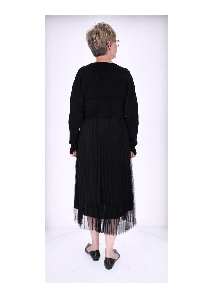 Kleid mit Strickpullover