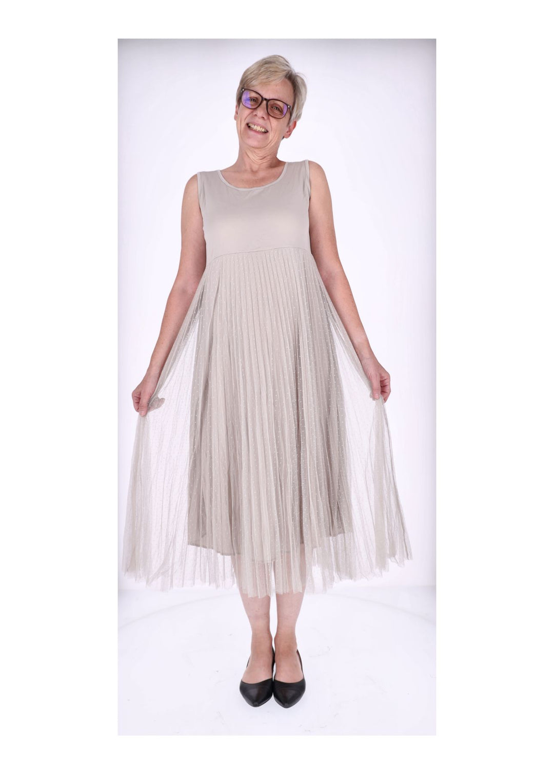 Kleid mit Strickpullover