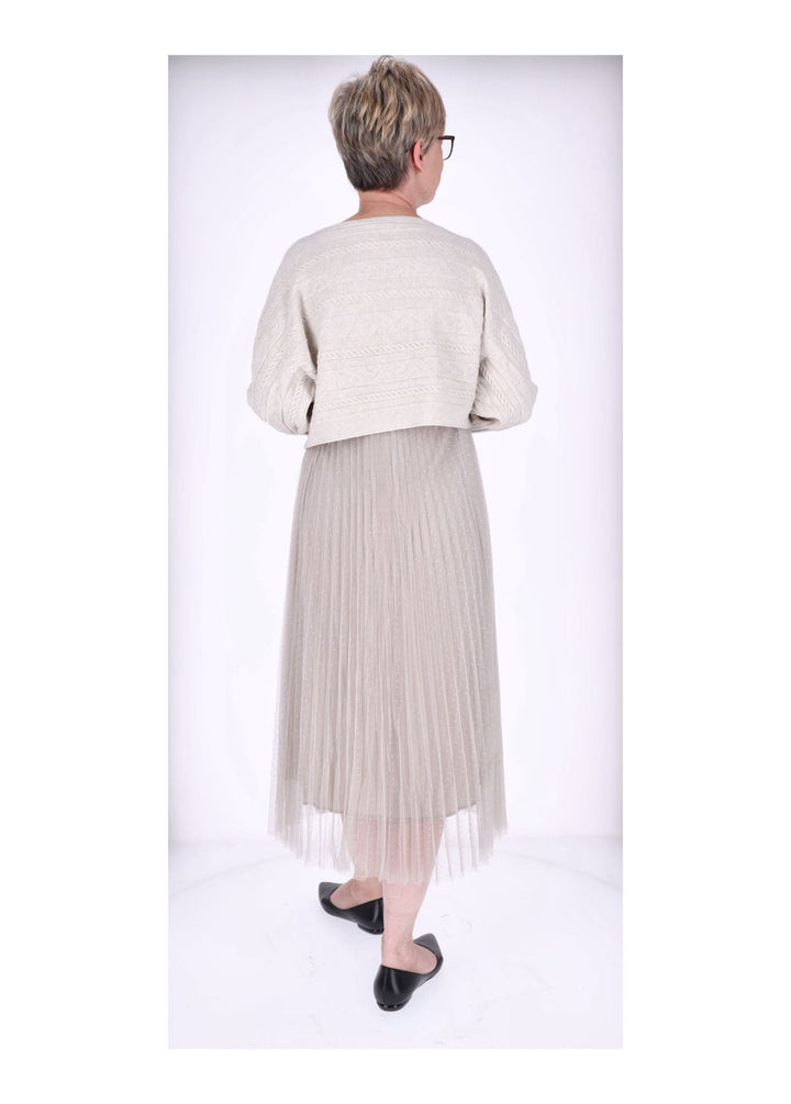 Kleid mit Strickpullover
