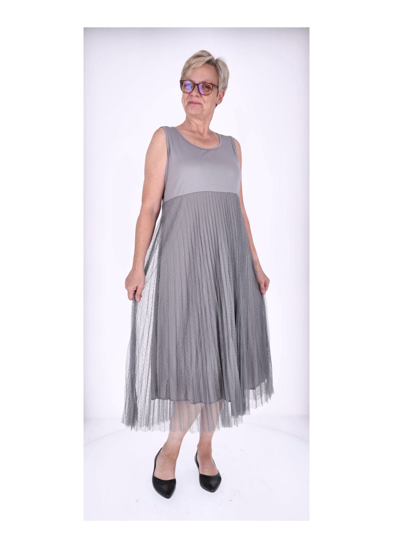 Kleid mit Strickpullover
