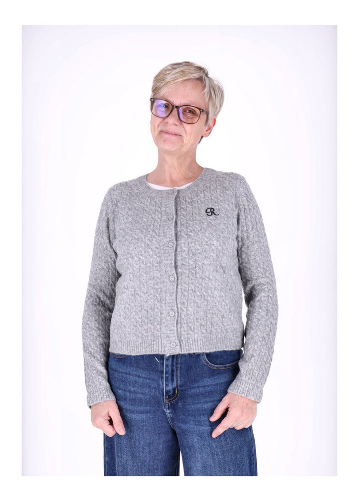 Strickjacke Damen Double Layer