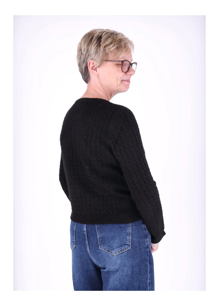 Strickjacke Damen Double Layer