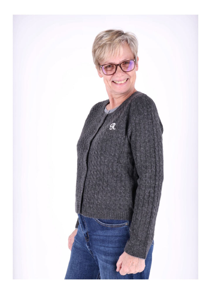 Strickjacke Damen Double Layer