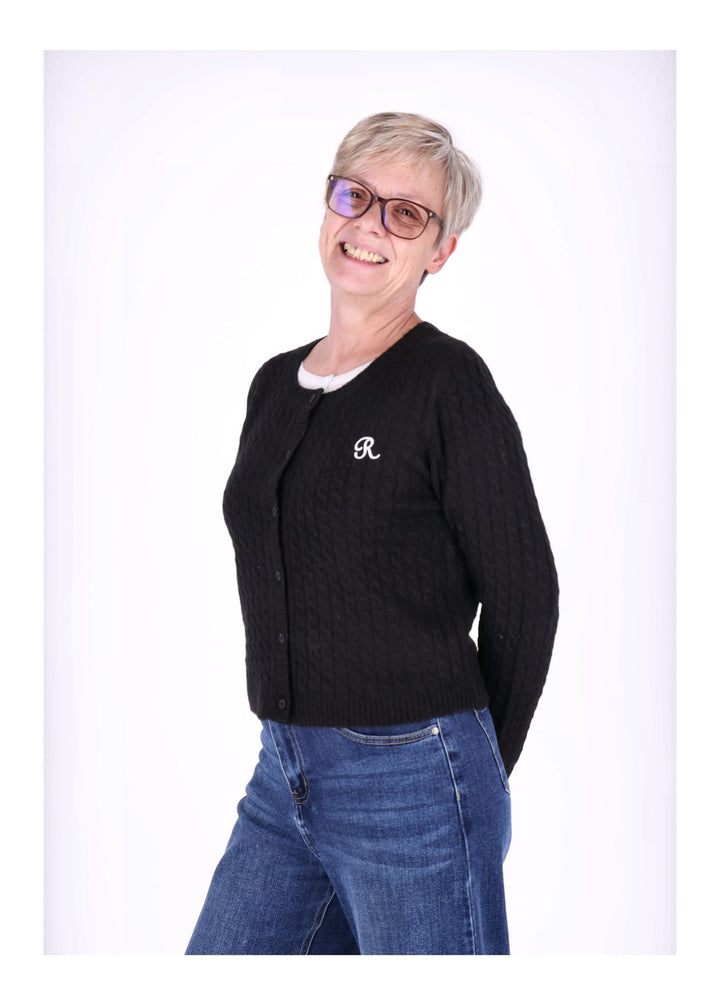 Strickjacke Damen Double Layer