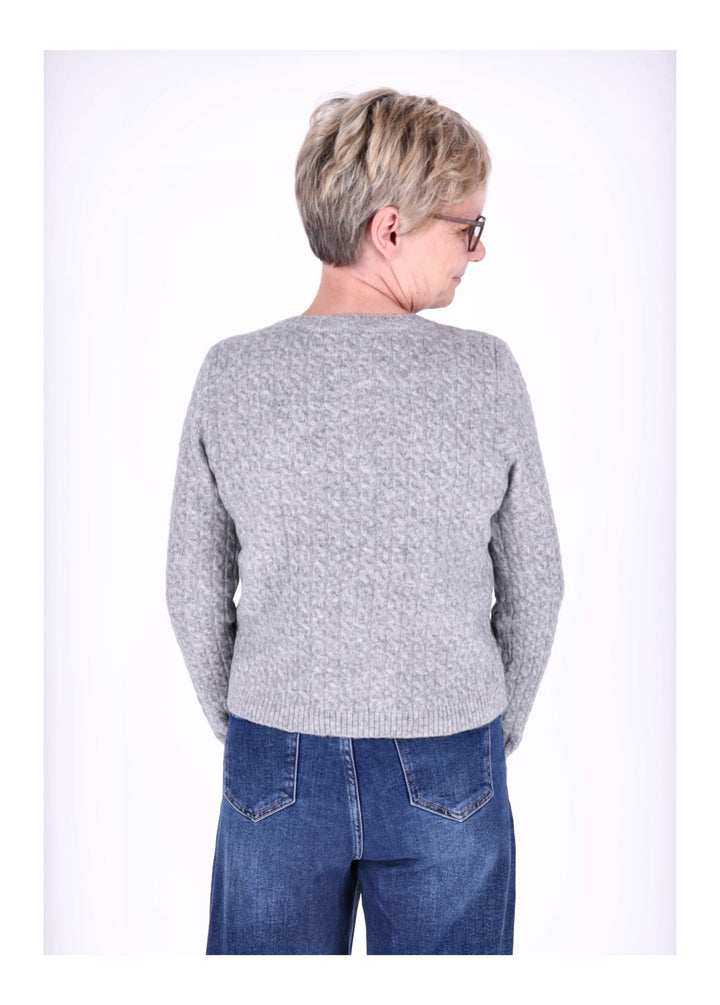 Strickjacke Damen Double Layer