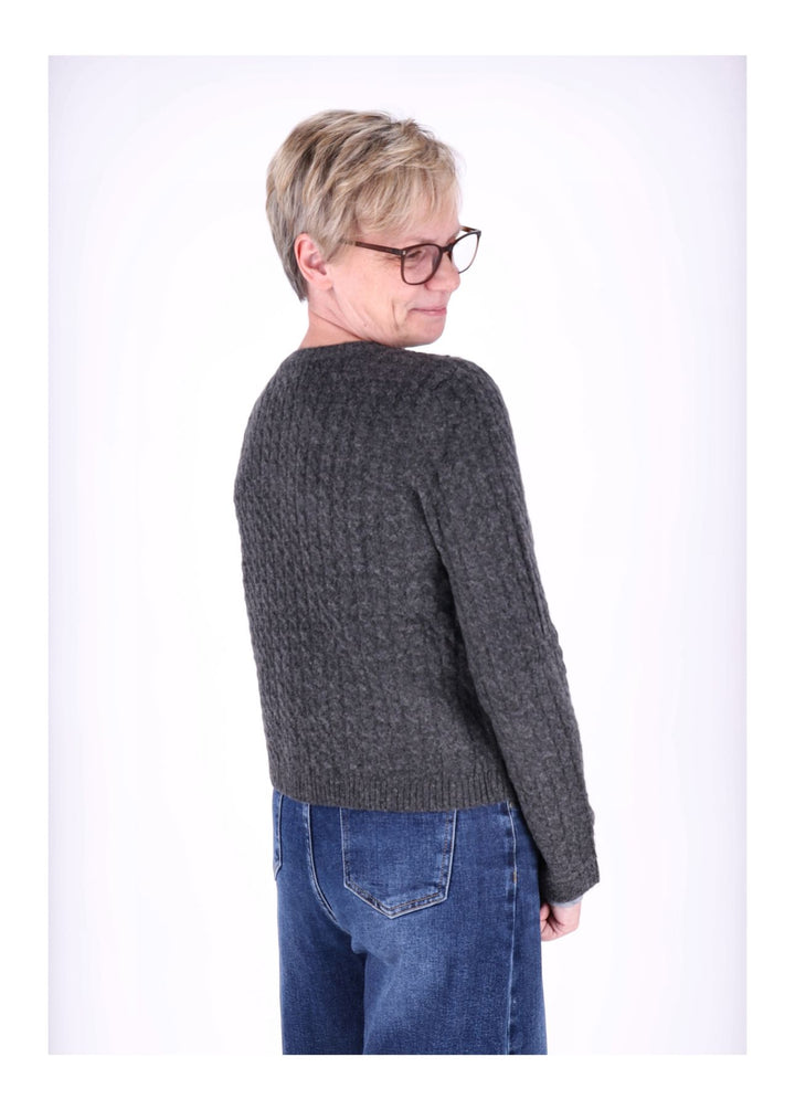 Strickjacke Damen Double Layer