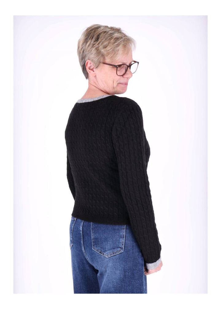 Strickpullover Damen Double Layer