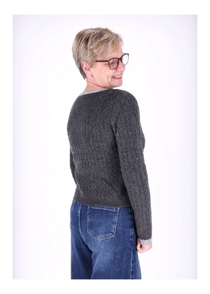 Strickpullover Damen Double Layer