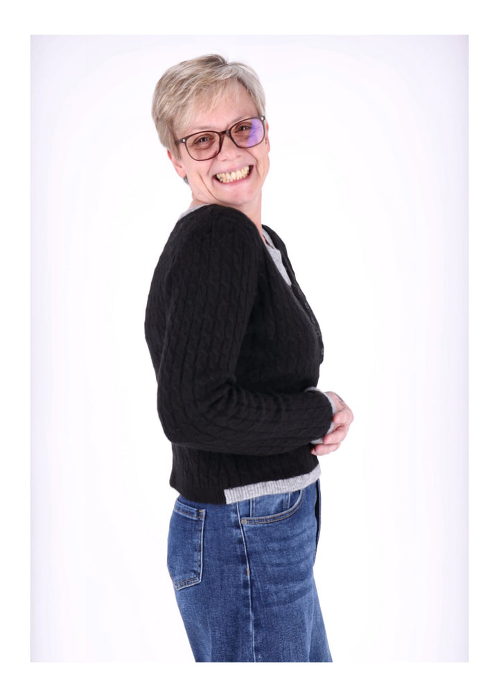 Strickpullover Damen Double Layer