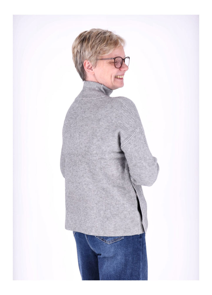 Strickpullover Damen Stehkragen