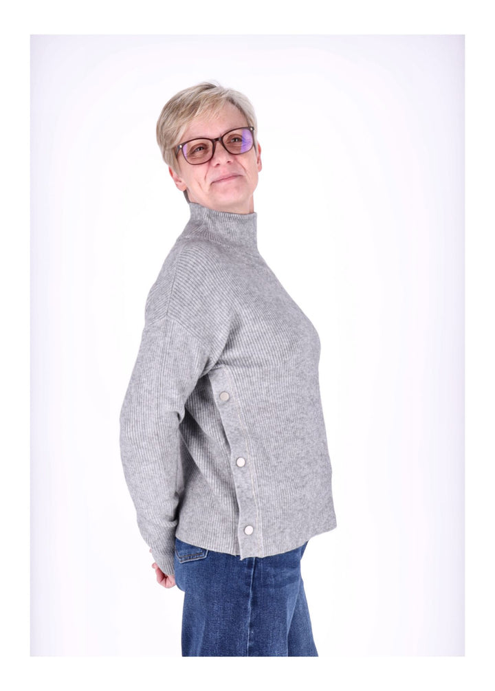 Strickpullover Damen Stehkragen