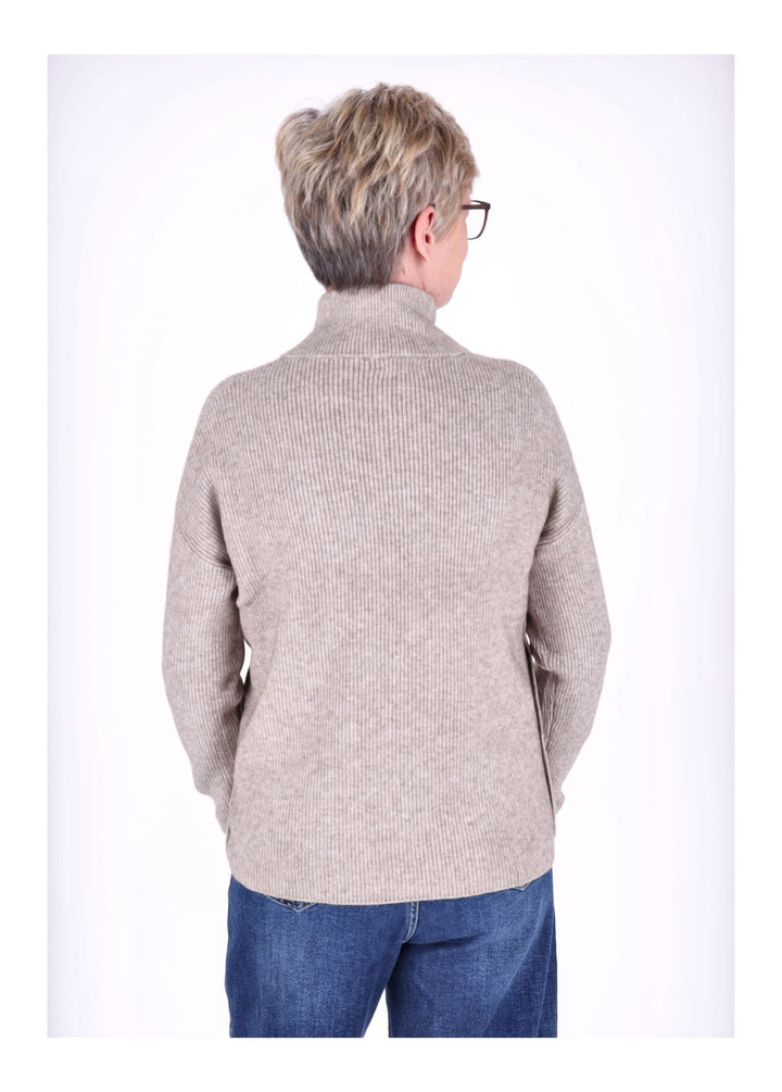 Strickpullover Damen Stehkragen