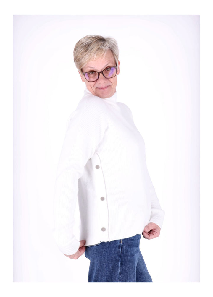 Strickpullover Damen Stehkragen