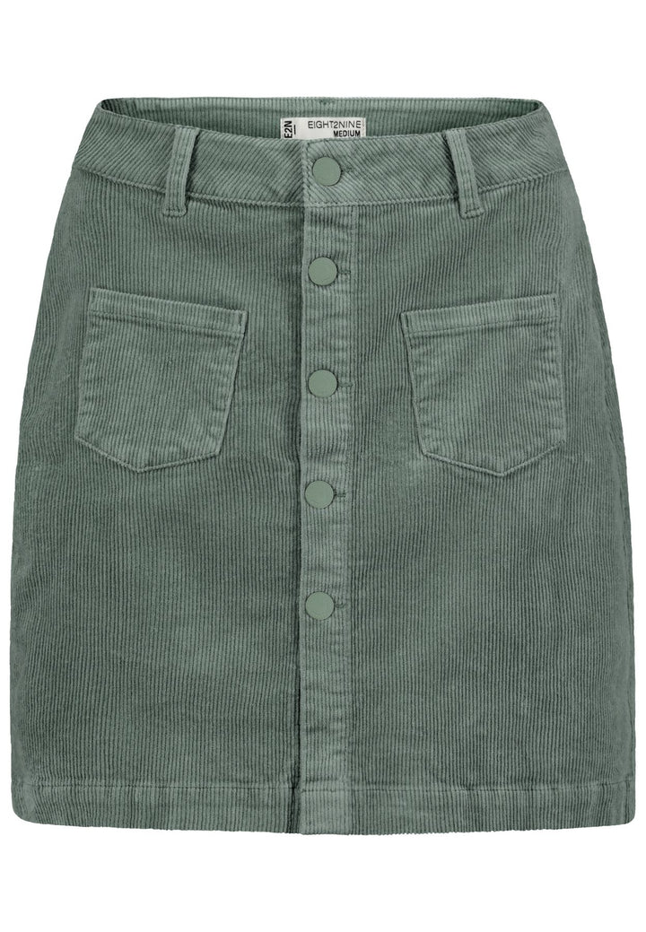 Damen DOB Rock,mini,Knopfleiste,