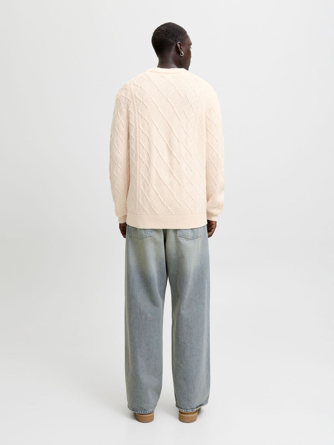 Herren JORCAMBRIDGE KNIT CABLE CREW NECK