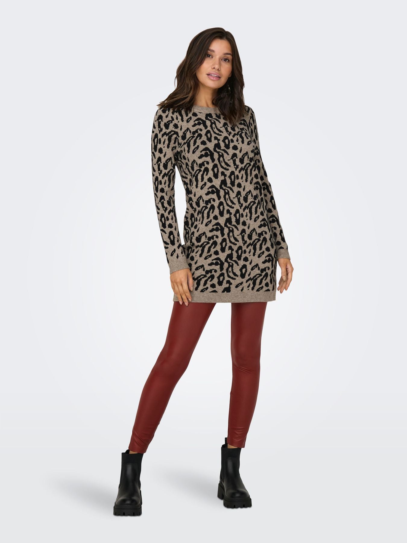 Damen ONLJENNI LS DRESS KNT NCA