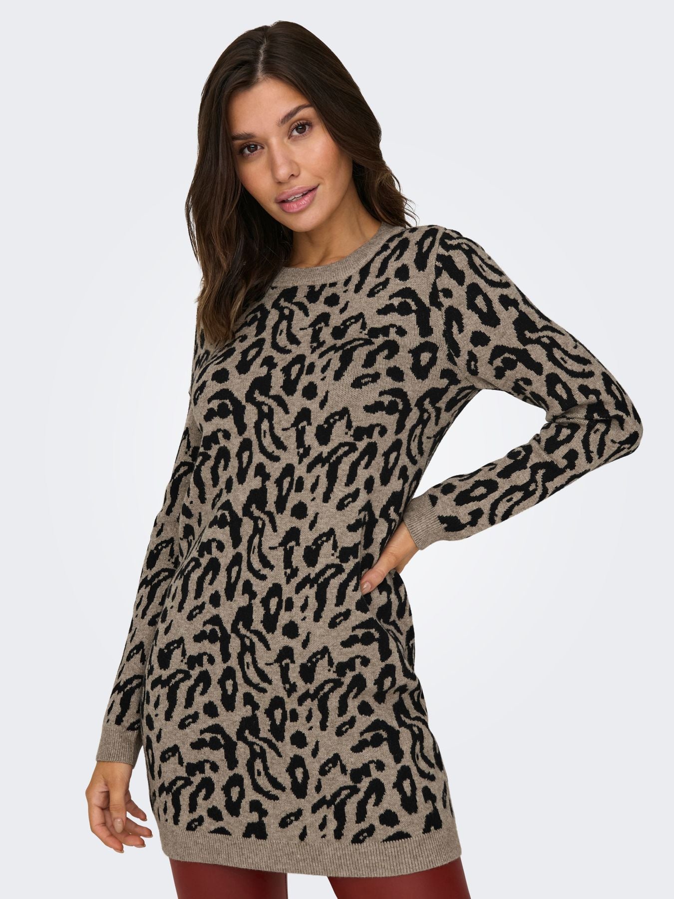 Damen ONLJENNI LS DRESS KNT NCA