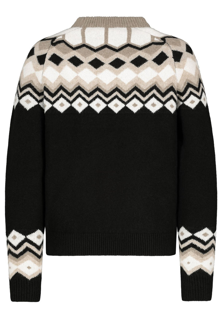 Damen DOB Pullover,Rundhals mit breitem R