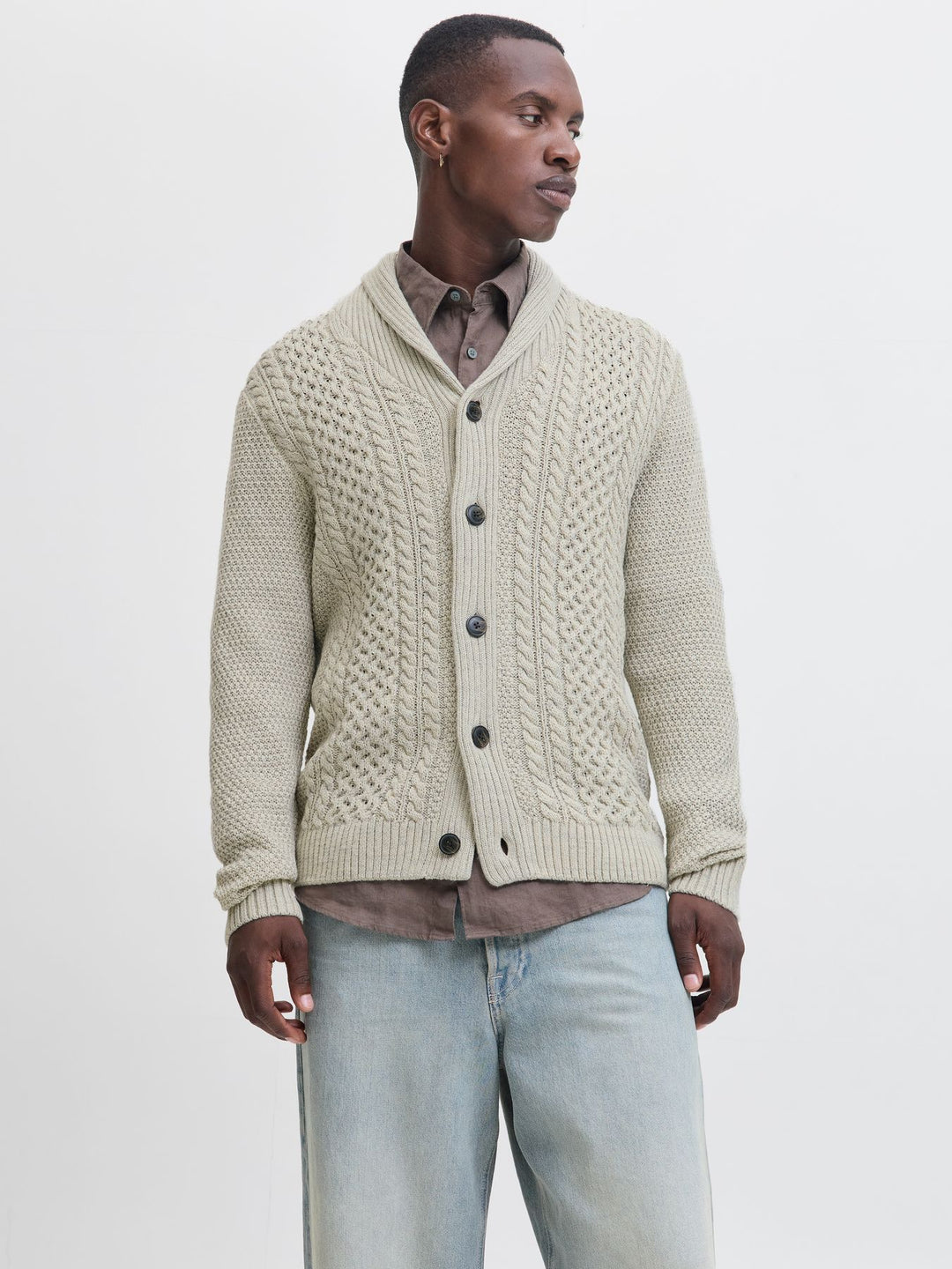 Herren JJPAUL KNIT SHAWL CARDIGAN