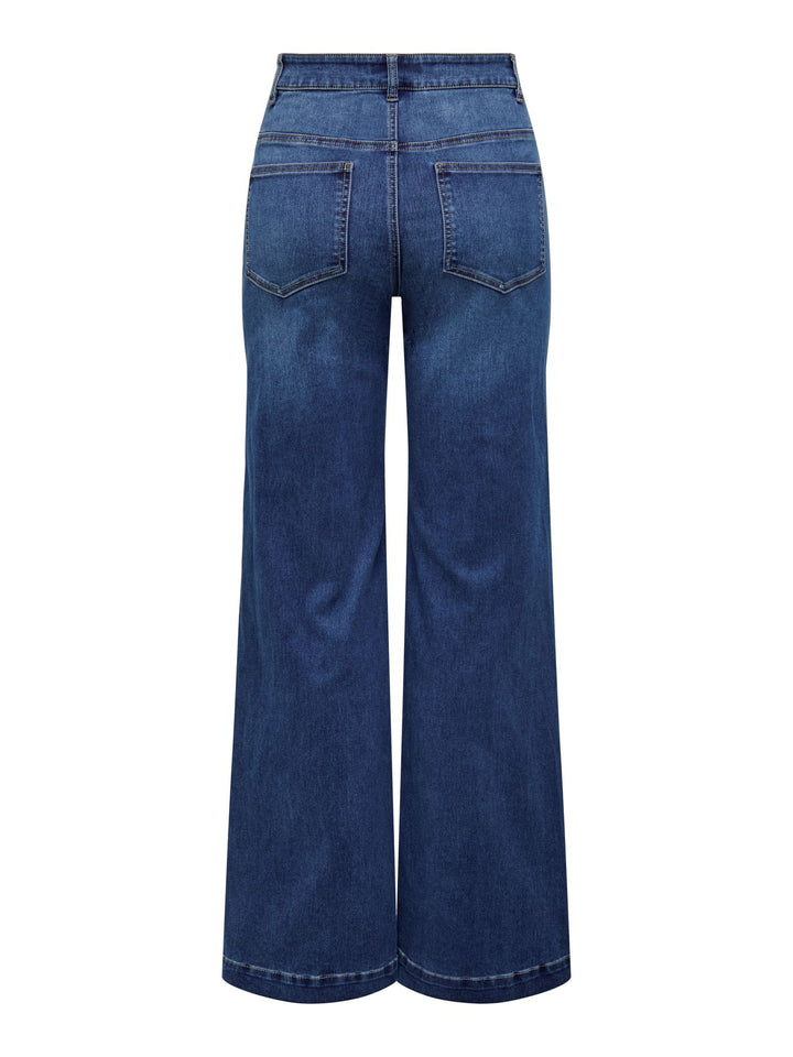 Damen ONLMADISON-ROYAL HW WIDE DNM BF GUA BLUE