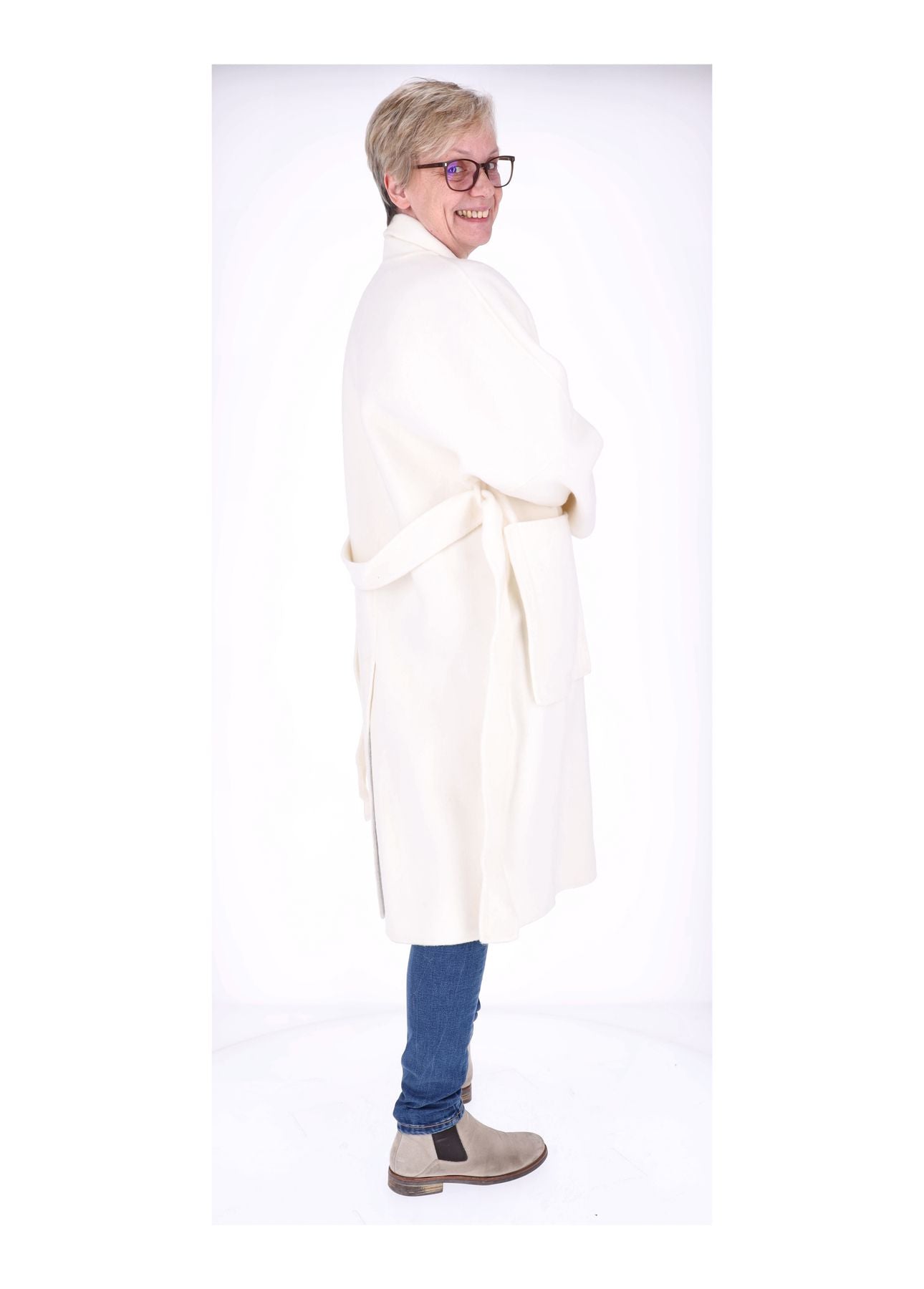 Wollmantel Damen lang