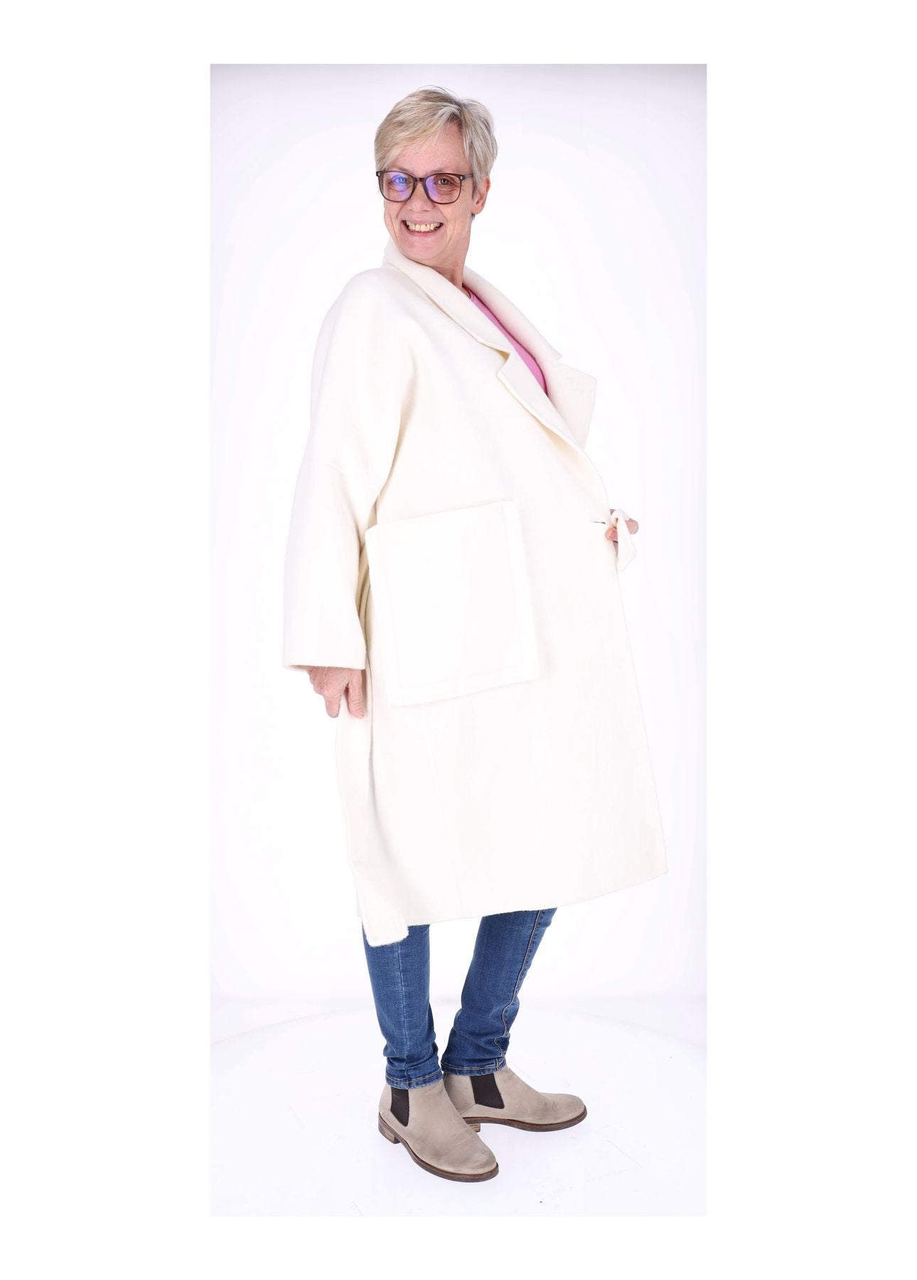 Wollmantel Damen lang
