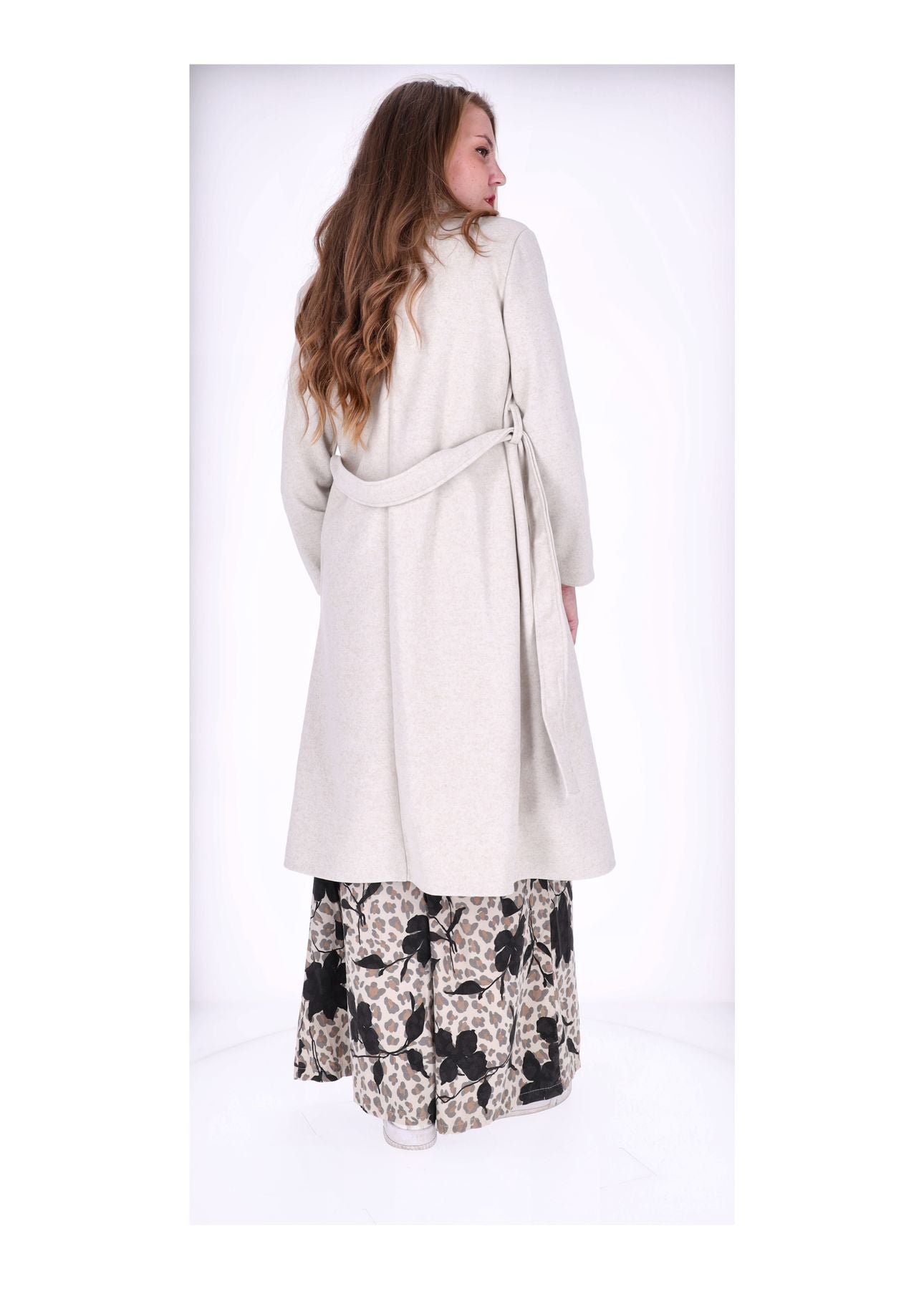 Cordhose Damen Wide Leg AOP