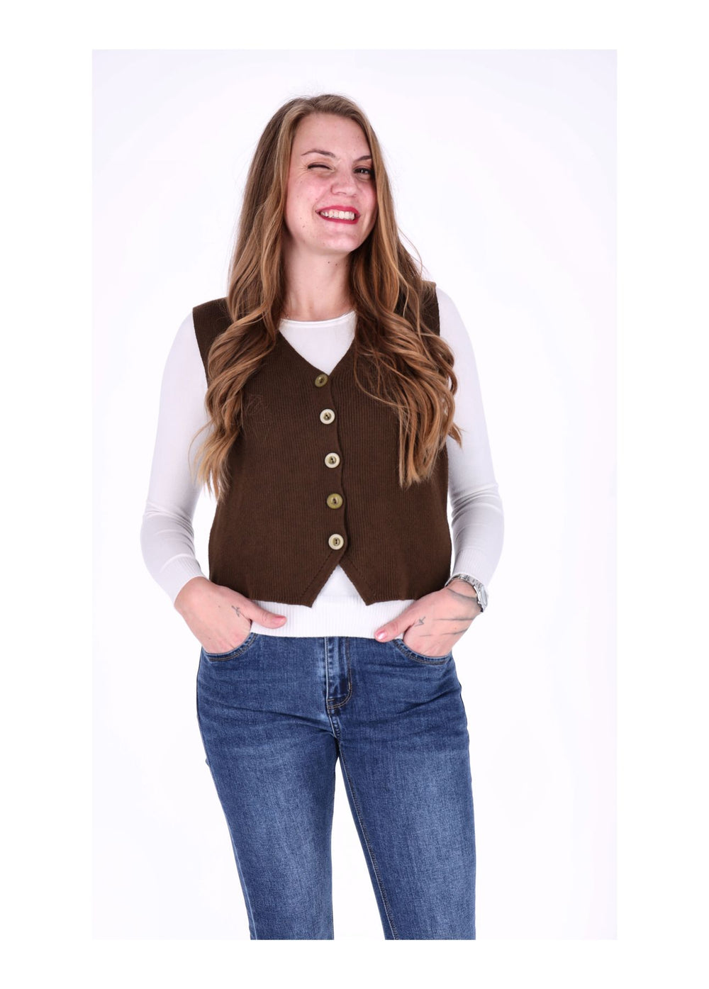 Strickweste Damen