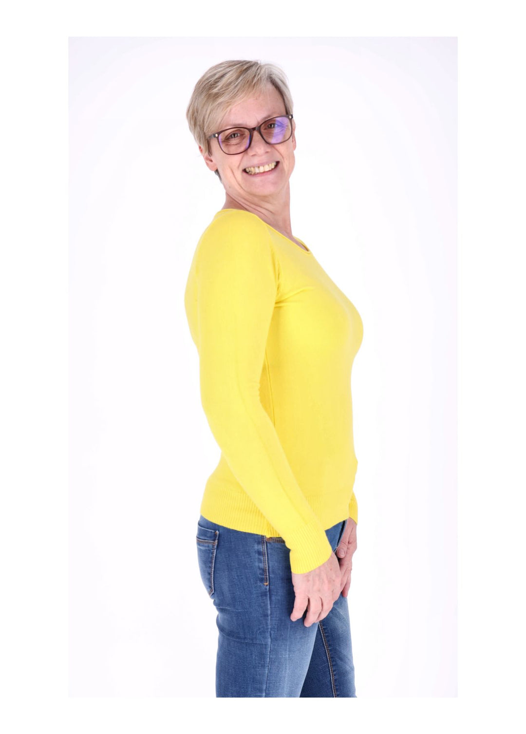 Basic Strickpullover Damen RH