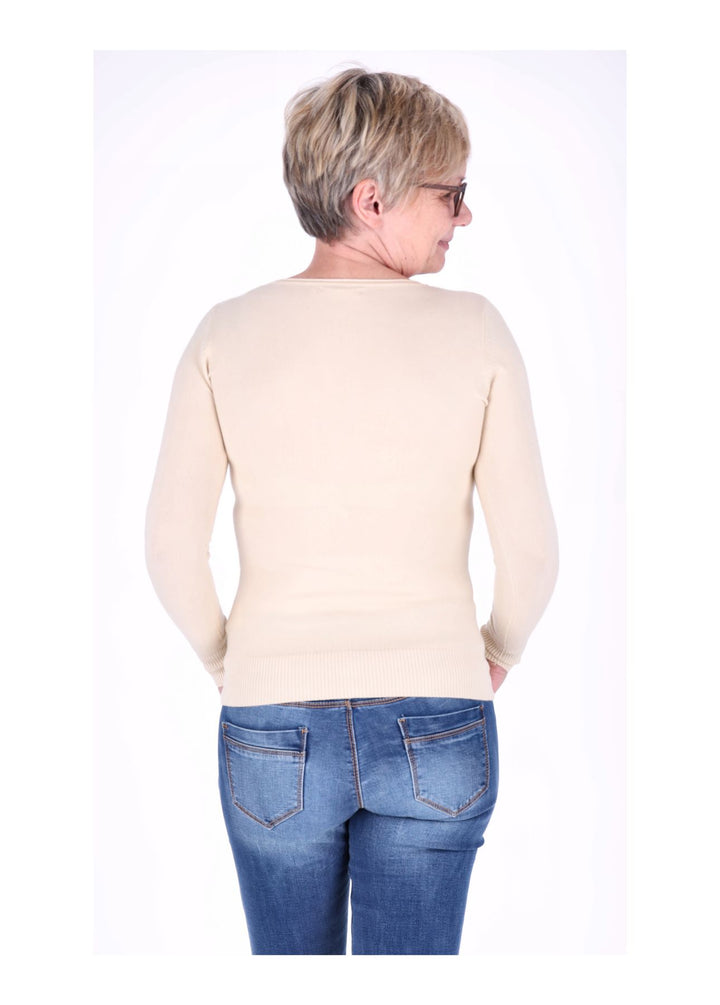 Basic Strickpullover Damen RH