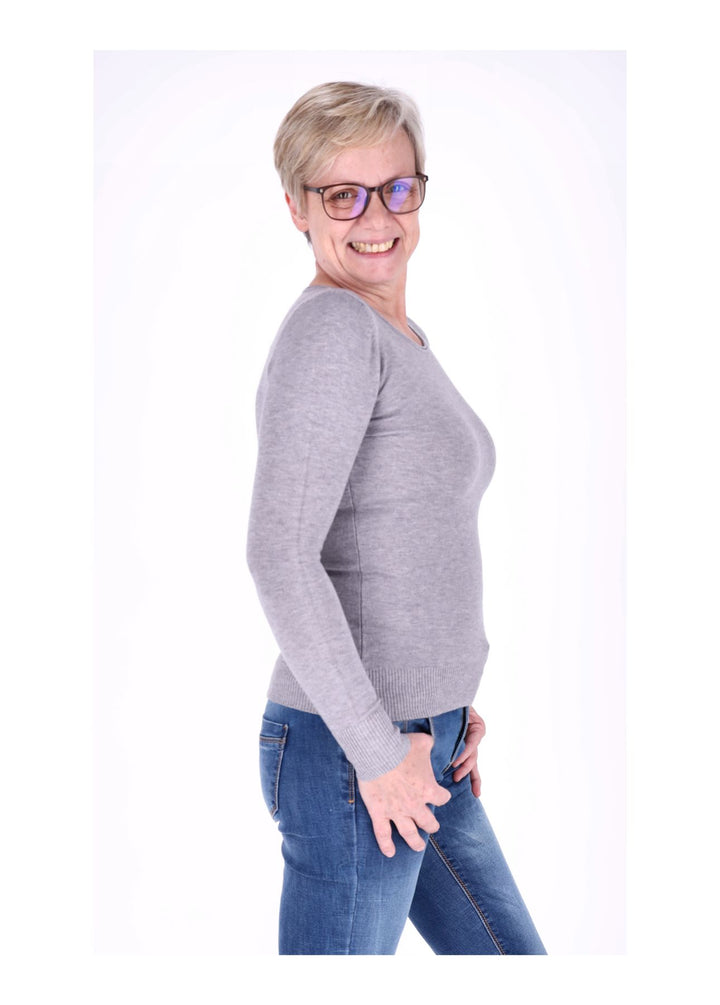 Basic Strickpullover Damen RH